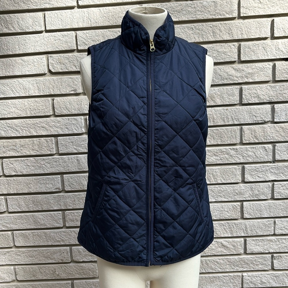 Old Navy Quilted Vest Navy Sz XS